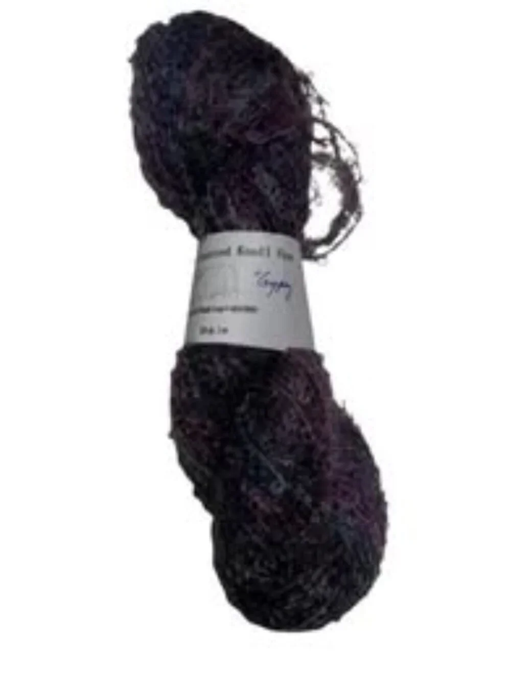 Enchanted Knoll Farm Yarn Gypsy Purple Hand Dyed Mohair Loop w/nylon biner #518